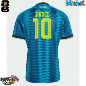 Kolumbia James Rodriguez #10 Vieraspaita MM-kisat 2026 Lyhythihainen